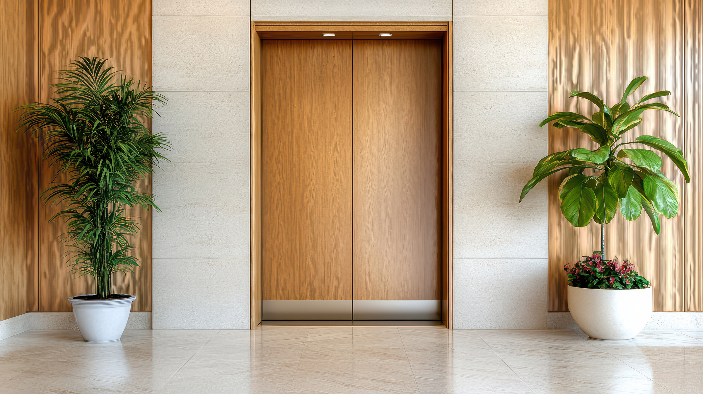 Modern elevator interior